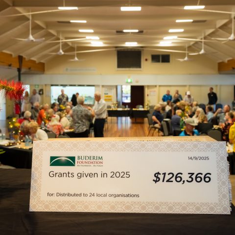 Community organisations can now apply for Buderim Foundation grants of up to $15,000