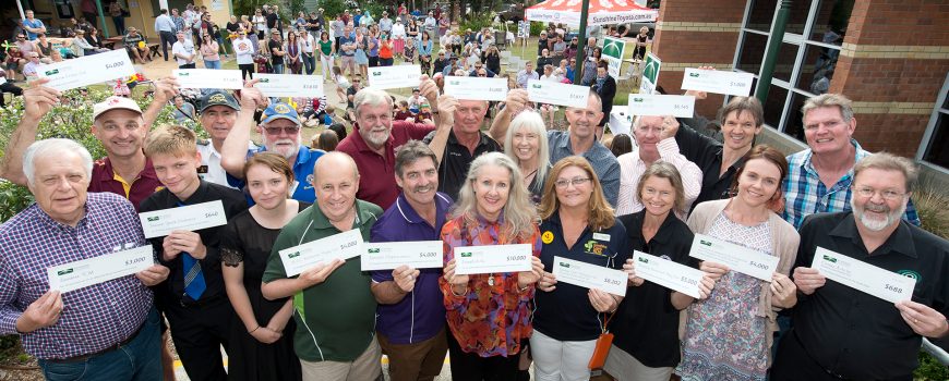 Buderim Foundation 2017 Community Grant recipients - photo by Ross Eason-web