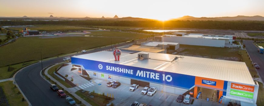 New Sunshine Mitre 10 store at Aura 8- photo by Reflected Image PRoductions
