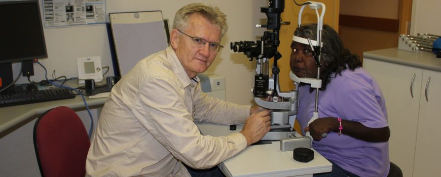 Renowned ophthalmologist Dr Bill Glasson AO has worked tirerlessly to improve eye health in Australia and beyond