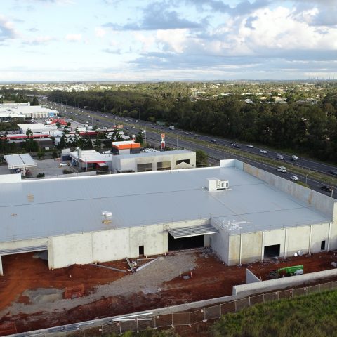 Construction progressing on new North Lakes  Mitre 10 store